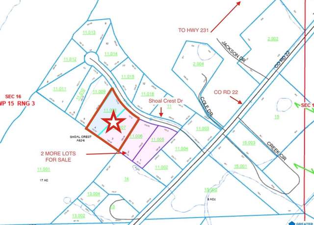 Property at 000 Shoal Crest Dr Unit 3 and 4, Ashville, AL 35953