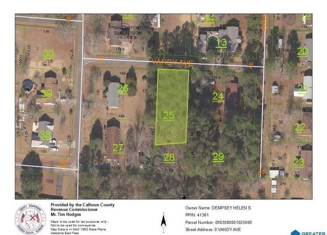 Property at 0 Vandy Ave Lot 20, Piedmont, AL 36272