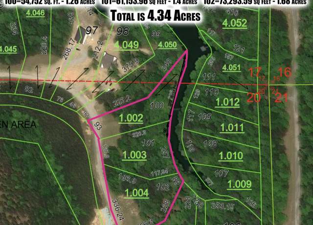 Property at Lot 100-102 Sipsey Overlook Dr Lot 100, 101 & 102, Double Springs, AL 35553