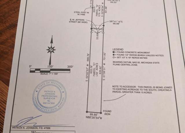 Property at Lot B Jeffers St, Irons, MI 49644