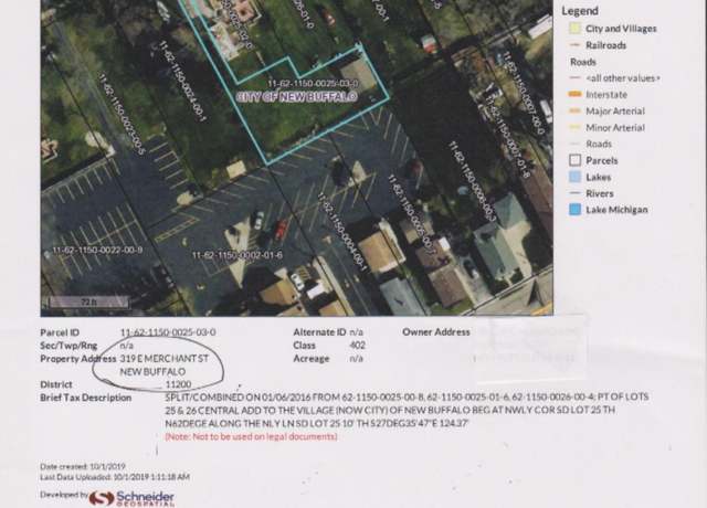 Property at 319 E Merchant St, New Buffalo, MI 49117