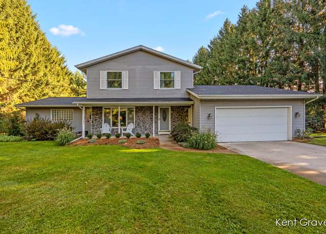 Property at 5451 11 Mile Rd NE, Rockford, MI 49341, 4 beds, 2.5 baths