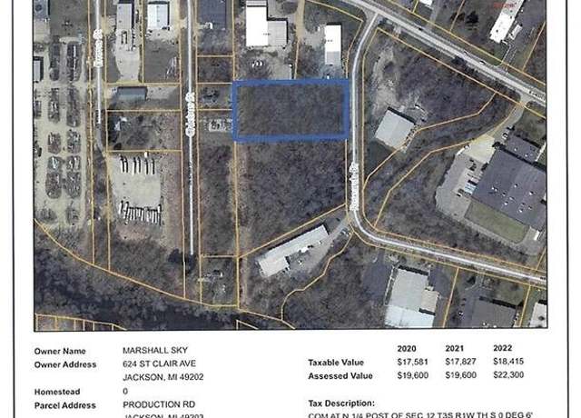 Property at O Research Dr, Jackson, MI 49203