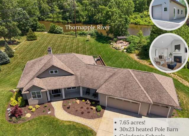 Property at 8298 Thornapple River Dr SE, Caledonia, MI 49316, 4 beds, 2.5 baths