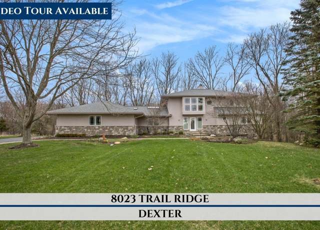 Property at 8023 Trail Rdg, Dexter, MI 48130, 5 beds, 3.5 baths