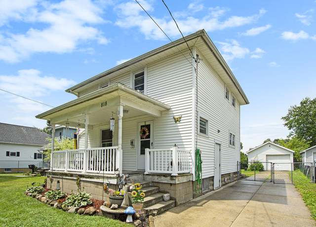 Property at 818 Eaton St, Jackson, MI 49202, 4 beds, 2 baths