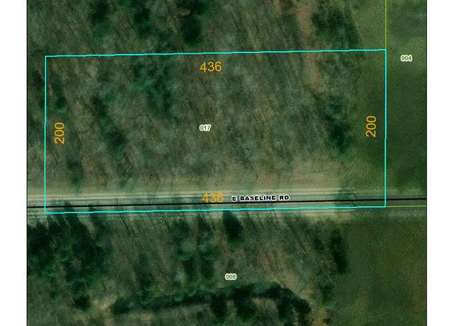 Property at VL E Baseline, White Cloud, MI 49349