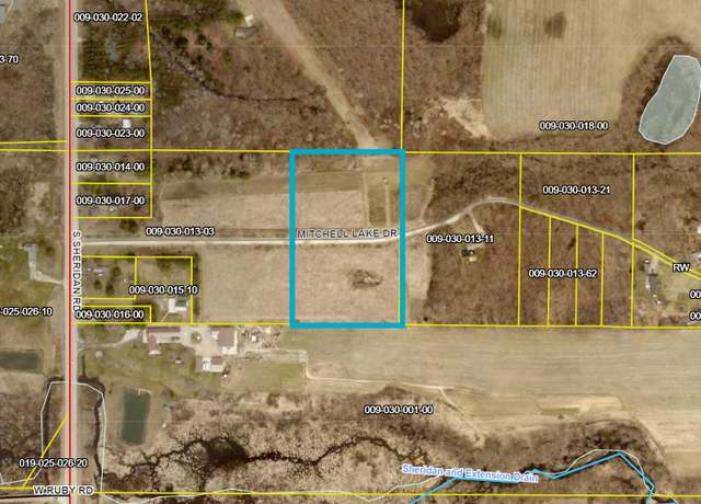 Property at 210 E Mitchell Lake Dr, Sheridan, MI 48884