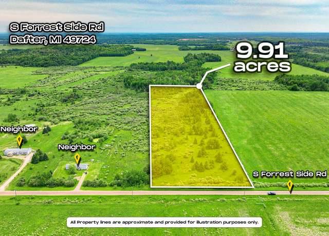 Property at V/L 9.91A S Forest Glen Rd, Rudyard, MI 49780
