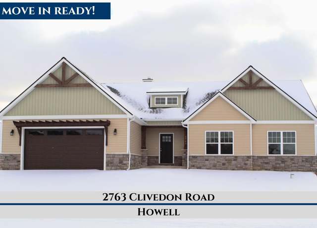 Property at 2763 Clivedon Rd, Howell, MI 48843, 3 beds, 2 baths