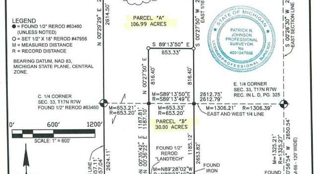 Photo of Parcel (A) 106.99 Acres 1 Mile Rd, Sears, MI 49679