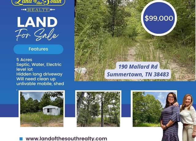 Property at 190 Mallard Rd, Summertown, TN 38483