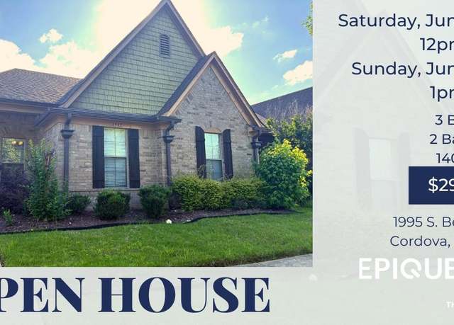 Property at 1995 S Bend Dr, Cordova, TN 38016, 3 beds, 2 baths