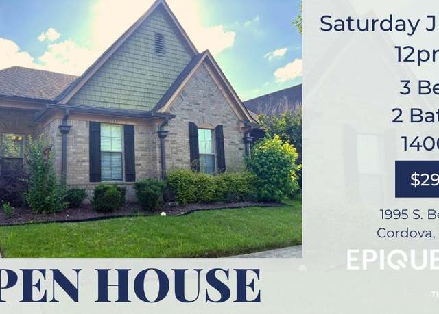 Property at 1995 S Bend Dr, Cordova, TN 38016, 3 beds, 2 baths
