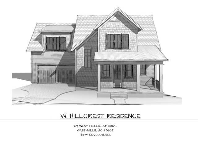 Property at 219 W Hillccrest Dr, Greenville, SC 29609, 4 beds, 3.5 baths