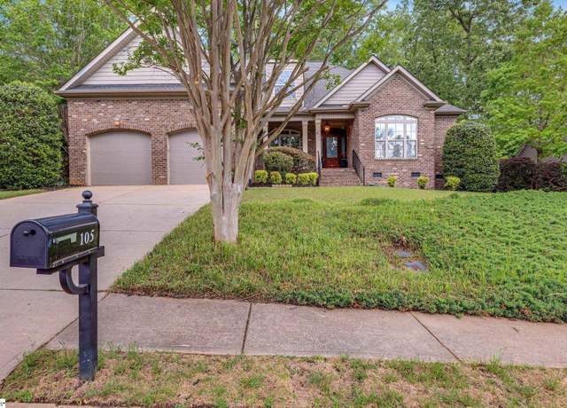 Property at 105 Crest Hill Dr, Fountain Inn, SC 29644, 5 beds, 3.5 baths