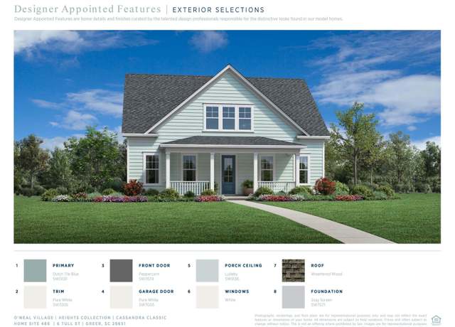Property at 6 Tull St Lot 486 Cassandra, Greer, SC 29651, 3 beds, 2.5 baths
