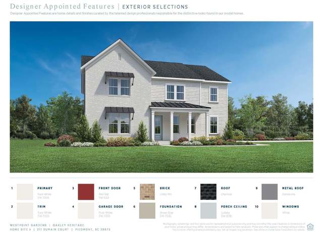 Property at 126 Arabella Dr Unit Homesite 32, Piedmont, SC 29673, 4 beds, 3.5 baths