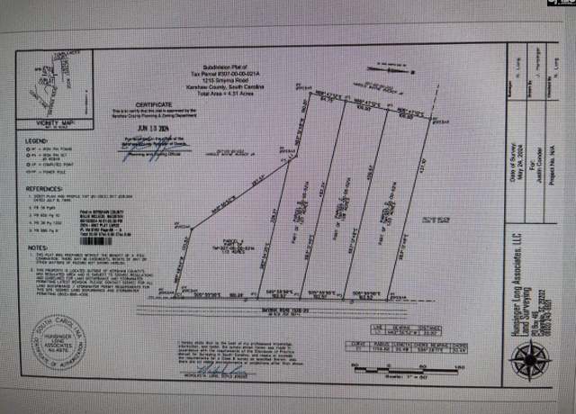 Property at 1215A Smyrna Rd Lot A, Elgin, SC 29045
