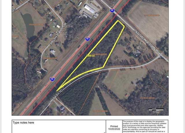Property at TBD Old Georgetown Rd @ I95, Manning, SC 29102