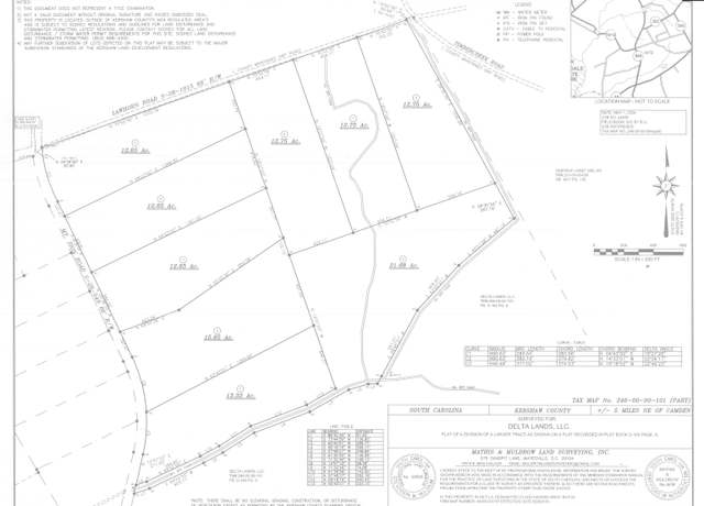 Property at Tract 9 Mt Zion Rd. Rd, Camden, SC 29020