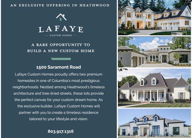 Property at 1500 Saramont Rd, Columbia, SC 29205