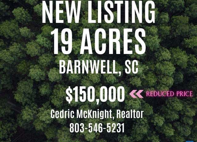 Property at 0 Lyndhurst Rd, Barnwell, SC 29812