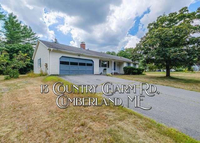 Property at 13 Country Charm Rd, Cumberland, ME 04021, 3 beds, 2 baths