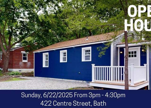 Property at 422 Centre St, Bath, ME 04530, 2 beds, 1 bath