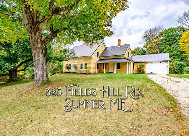 Property at 325 Fields Hill Rd, Sumner, ME 04292, 3 beds, 2 baths