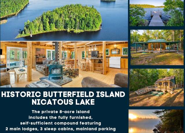 Property at 6 & 13 Butterfield Island on Nicatous, T40 Md, ME 04417, 6 beds, 0.5 baths