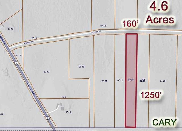 Property at Lot 27 Brewer Rd, Cary Plt, ME 04471