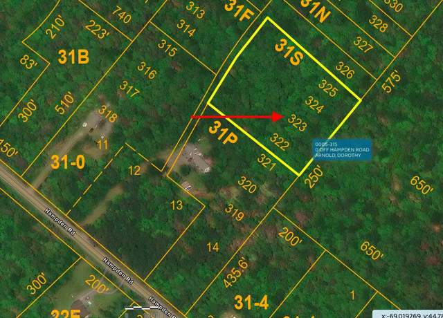 Property at 323, 324 Lots, Map 5, Hampden Rd, Carmel, ME 04419