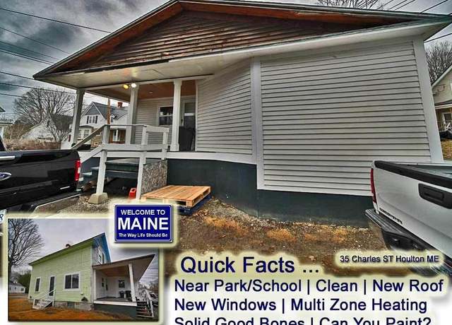 Property at 35 Charles St, Houlton, ME 04730, 2 beds, 1 bath
