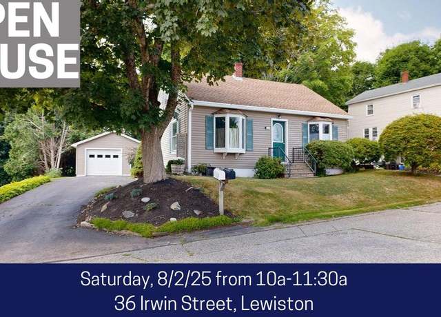 Property at 36 Irwin St, Lewiston, ME 04240, 2 beds, 2 baths