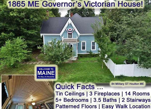 Property at 84 Military St, Houlton, ME 04730, 5 beds, 3.5 baths
