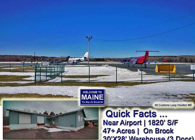 Property at 48 Customs Loop, Houlton, ME 04730, 1 bed, 1.5 baths