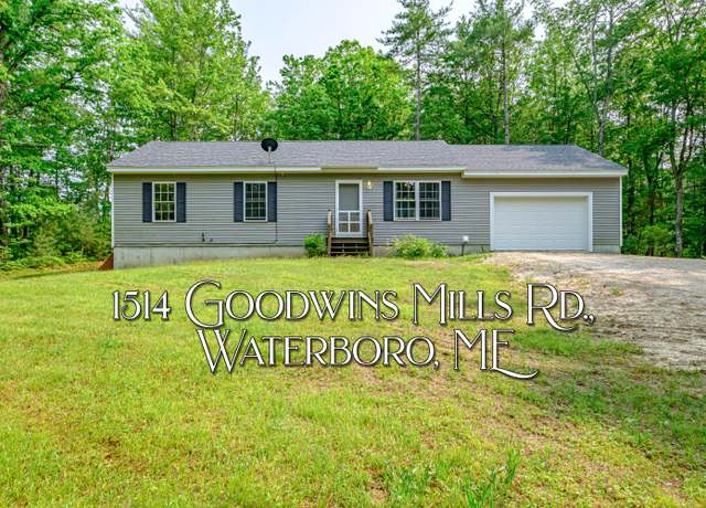 Property at 1514 Goodwins Mills Rd, Waterboro, ME 04087, 3 beds, 1 bath