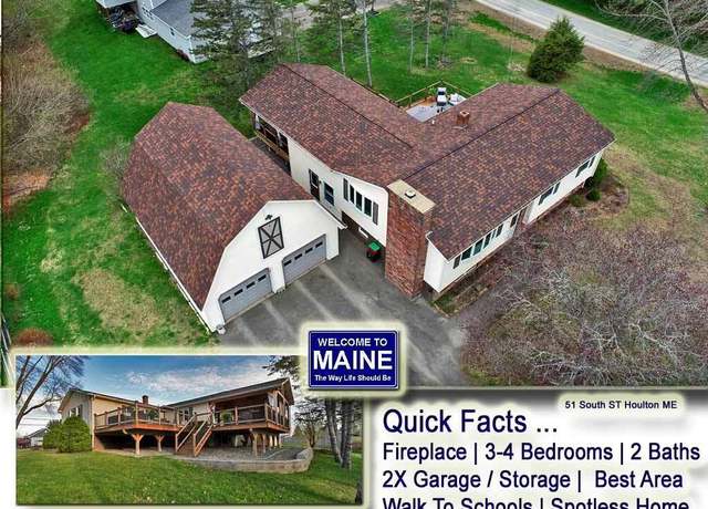 Property at 51 South St, Houlton, ME 04730, 4 beds, 2 baths