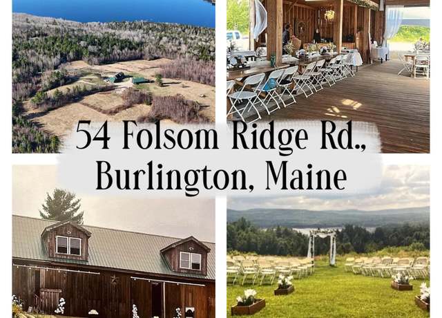 Property at 54 Folsom Ridge Rd, Burlington, ME 04417, 4 beds, 3 baths