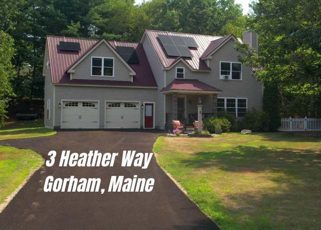 Property at 3 Heather Way, Gorham, ME 04038, 4 beds, 2.5 baths