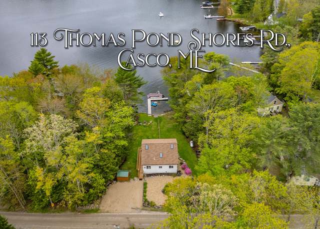Property at 113 Thomas Pond Shore Rd, Casco, ME 04015, 3 beds, 1.5 baths