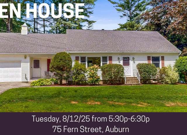 Property at 75 Fern St, Auburn, ME 04210, 3 beds, 1.5 baths