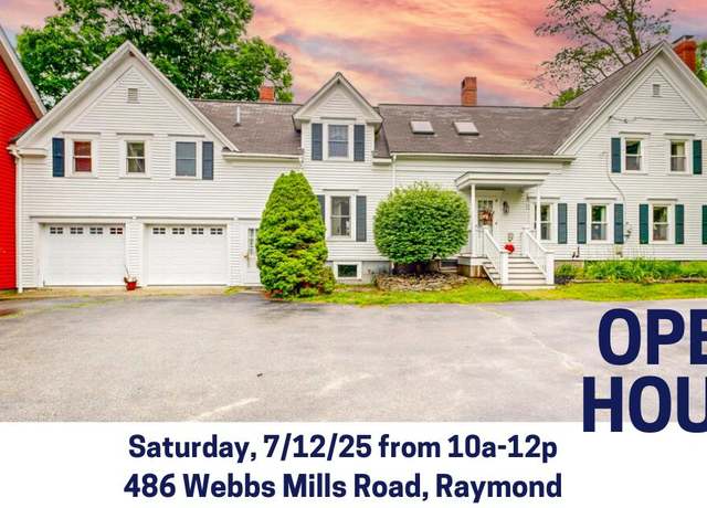 Property at 486 Webbs Mills Rd, Raymond, ME 04071, 4 beds, 3 baths