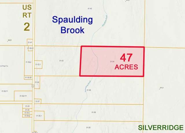 Property at Lot 54 Off US 2 Rd, Silver Ridge Twp, ME 04776