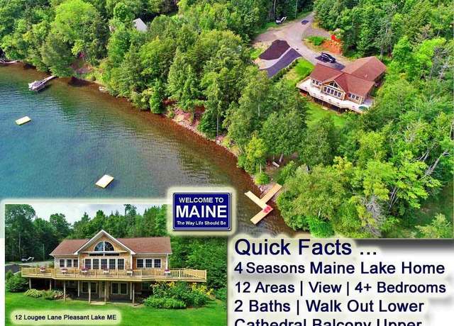Property at 12 Lougee Ln, Island Falls, ME 04747, 4 beds, 2 baths
