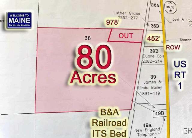 Property at Lot 38 Off US RT 1 Hwy, Littleton, ME 04730