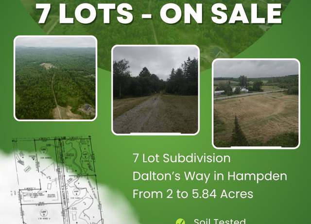 Property at Lot 1-7 Dalton's Way, Hampden, ME 04444
