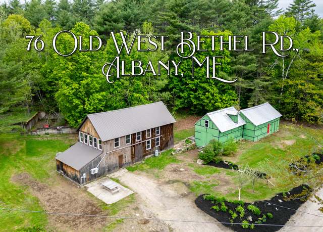 Property at 76 Old West Bethel Rd, Albany Twp, ME 04217, 2 beds, 1 bath