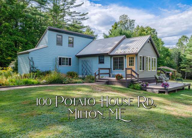 Property at 100 Potato House Rd, Milton Twp, ME 04219, 2 beds, 1 bath